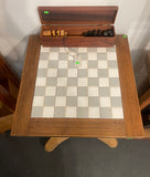 Chess Table with Chess Pieces